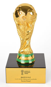 Lot #3150  2018 FIFA World Cup Semi-Final Trophy