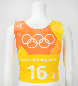 Lot #3149  PyeongChang 2018 Winter Olympics Bib - Image 2