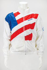 Lot #7129  Calgary 1988 Winter Olympics U.S. Team Warmup Jacket - Image 1