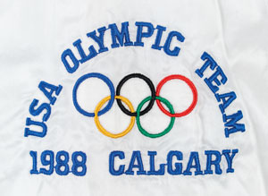 Lot #7129  Calgary 1988 Winter Olympics U.S. Team Warmup Jacket - Image 3
