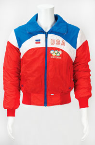 Lot #3095  Lake Placid 1980 Winter Olympics U.S. Team Jacket - Image 1