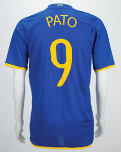 Lot #3138 Alexandre Pato Game-Worn Jersey from the Beijing 2008 Summer Olympics - Image 2