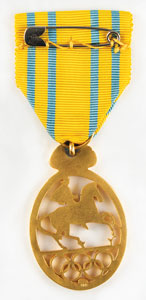 Lot #3058  Stockholm 1956 Summer Olympics Order of Merit Badge - Image 2