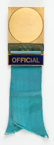 Lot #3068  Tokyo 1964 Summer Olympics Official's Badge - Image 1