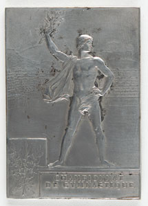 Lot #3005  Paris 1900 Olympics Winner’s Medal for Gymnastics - Image 2