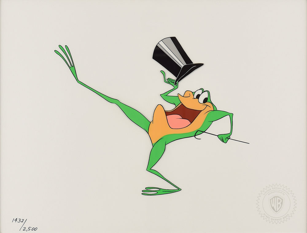 Lot #579 Michigan J. Frog limited edition sericel from Warner Bros. Animation