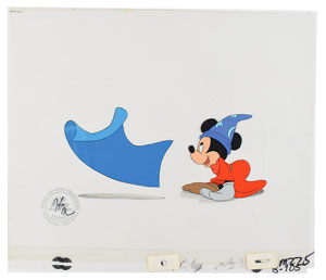 Lot #1062 Mickey Mouse production cels from the opening of a Disney Channel cartoon - Image 1