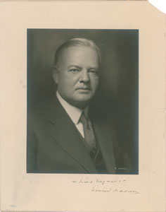 Lot #116 Herbert Hoover - Image 1