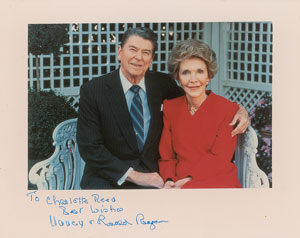 Lot #147 Ronald and Nancy Reagan