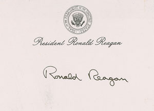 Lot #145 Ronald Reagan