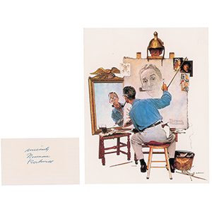 Lot #408 Norman Rockwell