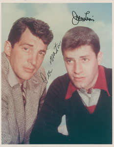 Lot #753 Dean Martin and Jerry Lewis