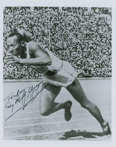 Lot #841 Jesse Owens
