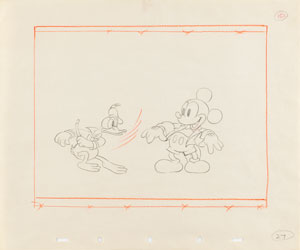 Lot #1011 Mickey Mouse and Donald Duck production