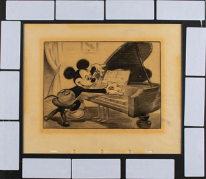 Lot #912 Mickey Mouse concept drawing from Orphan's Benefit - Image 2