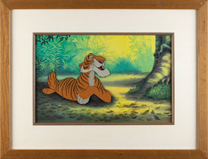 Lot #957 Shere Khan production cel from The Jungle Book signed by Ollie Johnston and Frank Thomas - Image 2