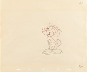 Lot #1034 Mickey Mouse production drawing from Fun