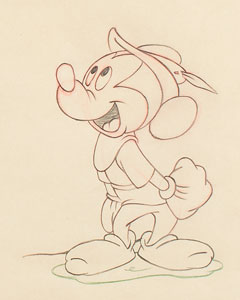 Lot #1034 Mickey Mouse production drawing from Fun and Fancy Free - Image 2