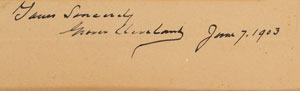 Lot #47 Grover Cleveland - Image 2