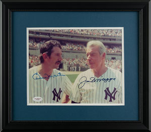 Lot #822 Joe DiMaggio and Billy Martin - Image 2