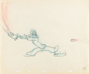 Lot #1033 Goofy production drawing from How to
