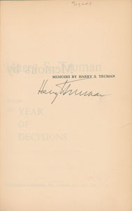 Lot #76 Harry S. Truman - Image 1