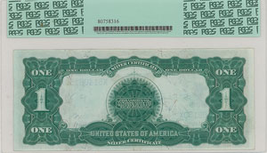Lot #238  Fr. 233 1899 $1 'Black Eagle' Silver Certificate - Image 2