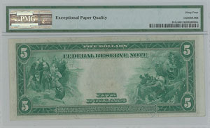 Lot #242  Fr. 851c 1914 $5 Federal Reserve Note - Image 2