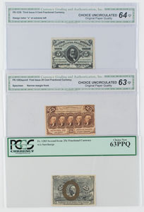 Lot #243  Fractional Currency