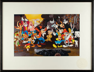 Lot #1074 Legendary animated characters  production cel from Who Framed Roger Rabbit - Image 2