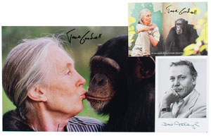 Lot #247 Jane Goodall and David Attenborough - Image 1