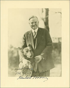 Lot #118 Herbert Hoover - Image 1