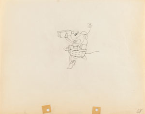 Lot #997 Minnie Mouse production drawing from Building a Building - Image 1