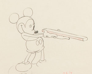 Lot #1002 Mickey Mouse production drawing from Mickey's Man Friday - Image 2