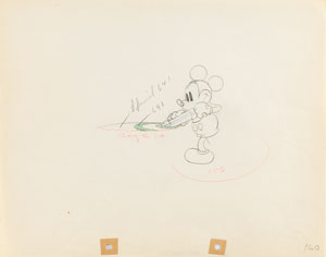 Lot #1004 Mickey Mouse production drawing from Mickey's Garden - Image 1