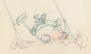 Lot #1035 Goofy production drawing from The Big Wash - Image 2