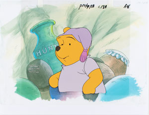 Lot #1070 Winnie the Pooh production cel from The New Adventures of Winnie the Pooh - Image 1