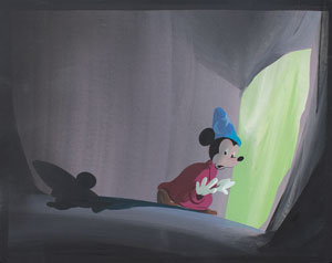 Lot #893 Mickey Mouse concept painting from Fantasia