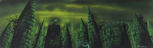 Lot #946 Eyvind Earle concept storyboard painting