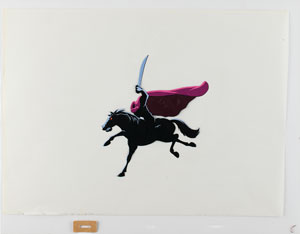 Lot #918 The Headless Horseman production cel from The Adventures of Ichabod and Mr. Toad - Image 1