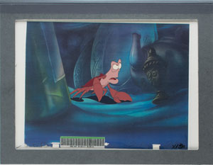 Lot #1075 Sebastian production cels  from The Little Mermaid - Image 2