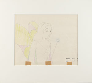 Lot #1028 The Blue Fairy production drawing from Pinocchio - Image 2
