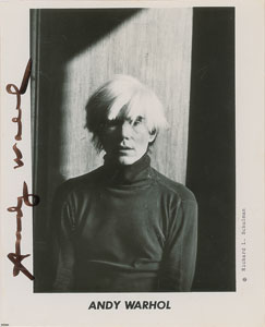 Lot #396 Andy Warhol