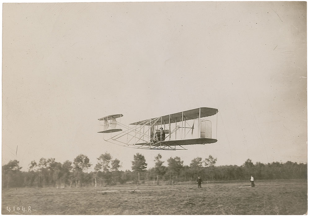 Lot #423 Wilbur Wright Photograph
