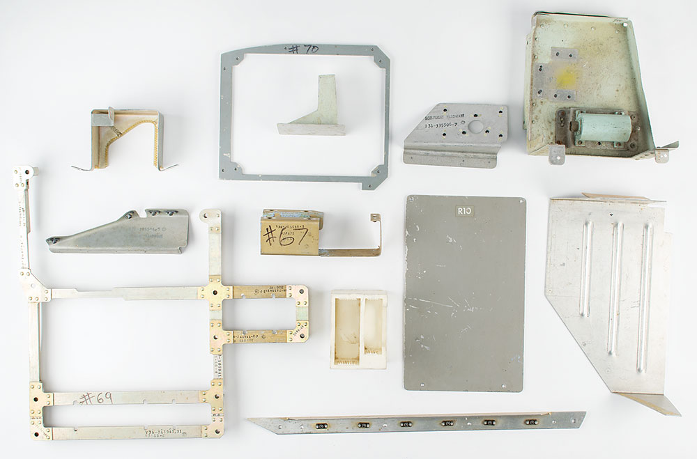 Lot #2339  Apollo Command Module Block 1 and Block 2 Mock-Up Components