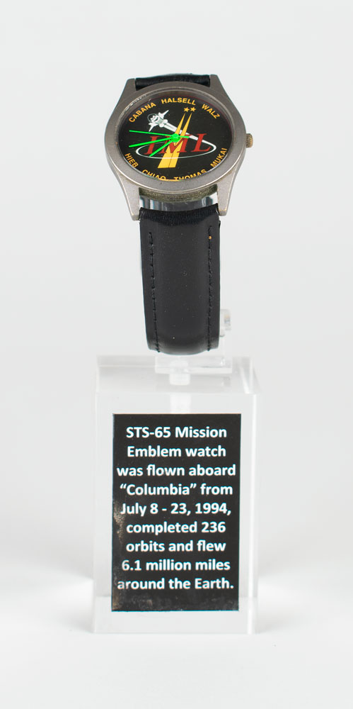 Lot #2304  STS-65 Flown Custom-Made Watch
