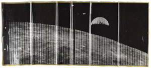 Lot #2171  Lunar Orbiter 1 'Earthrise' Transmission Print