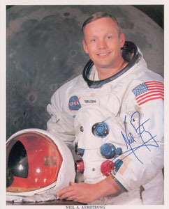 Lot #2239 Neil Armstrong Signed Photograph
