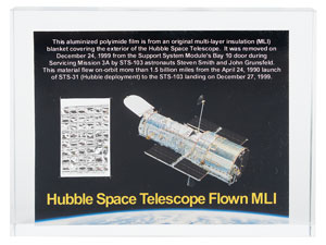 Lot #2324  Hubble Telescope Flown Insulation - Image 2