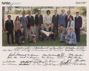 Lot #2403  NASA Group 10 Signed Photograph